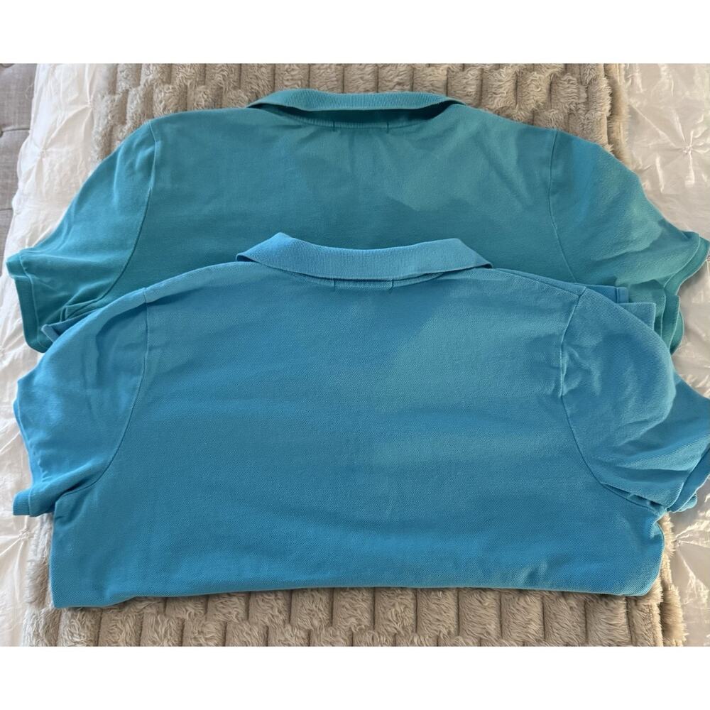 Vintage Polo Ralph Lauren 2 Men Blue Shirts Mens Crest (1) Logo Size XL - Picture 5 of 9
